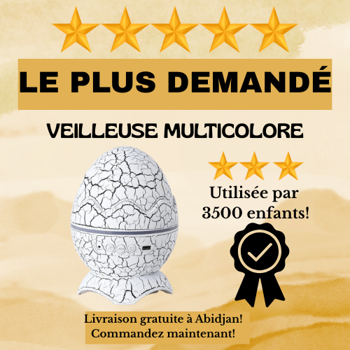 Eggs Projector ® Veilleuse Multicolore