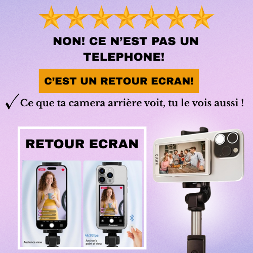 Monitor Screen Vlog® | Écran selfie pour créateurs de contenu